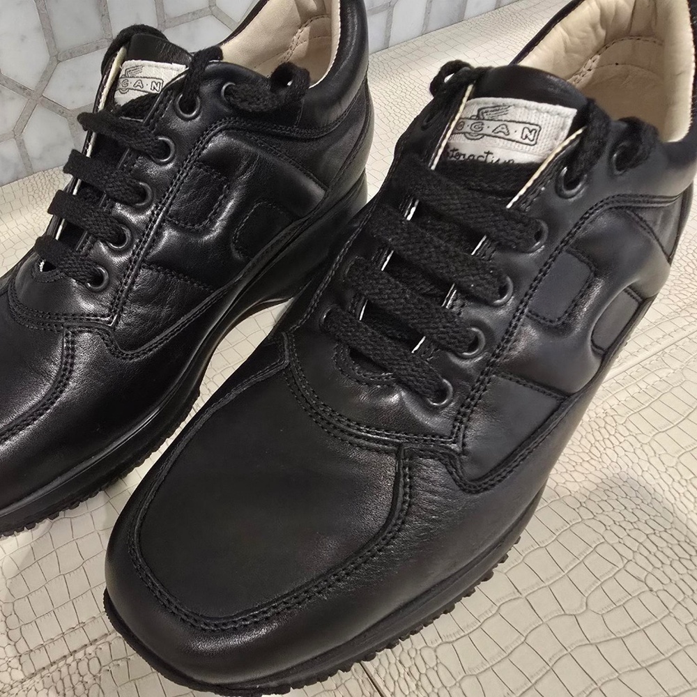Hogan Leather Lace Shoes Made In Italy - Picture 3 of 15